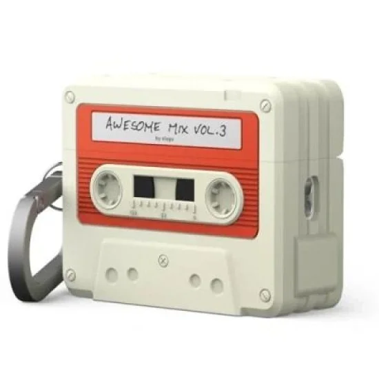 Elago AirPods Pro 3 Cassette Tape Classic Hang Case _ white